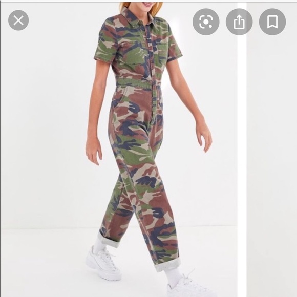 Urban outfitter camo romper